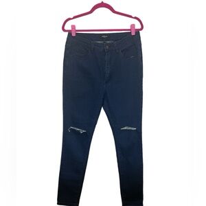 American Bazi Women's Skinny Jeans Size 11 Dark Wash  Stretch Denim